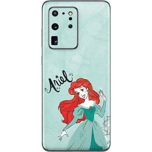 Disney Princess Ariel Art Galaxy S20 Ultra 5G Skin